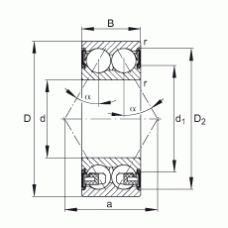 Подшипник 3204-BD-2HRS-TVH