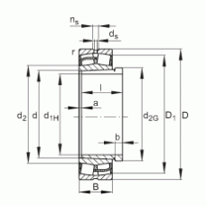 Подшипник 24040-E1-K30 + AH24040