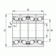 Подшипник ZKLN5090-2RS-2AP