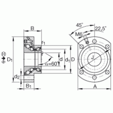 Подшипник DKLFA2590-2RS