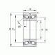 Подшипник ZKLN2557-2Z