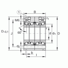 Подшипник ZKLF2068-2RS-2AP