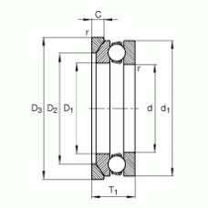 Подшипник 53330-MP + U330