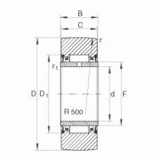 Подшипник NA2208-2RSR