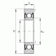 Подшипник LR209-X-2RS