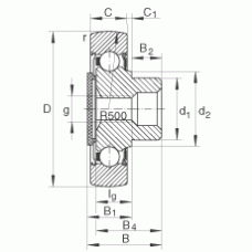 Подшипник ZL203-DRS