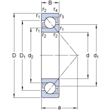 Подшипник 7412 BCBM