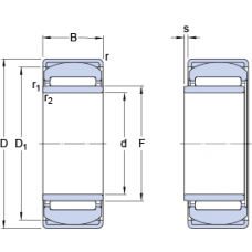 Подшипник PNA 40/62