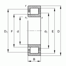 Подшипник NJ240-E-M1