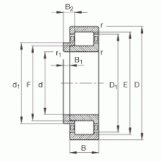 Подшипник NJ2228-E-M1 + HJ2228-E