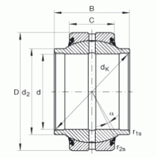 Подшипник GE20-HO-2RS