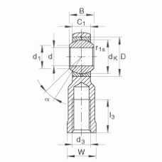 Подшипник GIKR16-PB