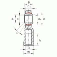 Подшипник GIKL20-PW