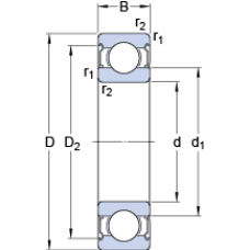 Подшипник 6001-2Z