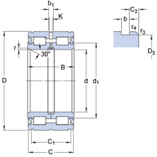 Подшипник NNF 5005 ADB-2LSV