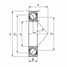 Подшипник 7200-B-JP