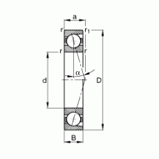 Подшипник B7006-C-T-P4S