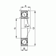 Подшипник B7000-E-T-P4S