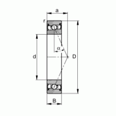 Подшипник HSS71911-E-T-P4S