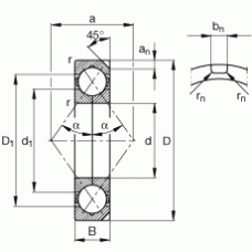 Подшипник QJ218-N2-MPA