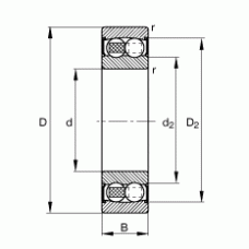 Подшипник 2204-2RS-TVH