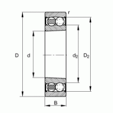 Подшипник 2206-K-2RS-TVH-C3