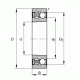 Подшипник 2206-K-2RS-TVH-C3