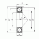 Подшипник 7008-B-2RS-TVP