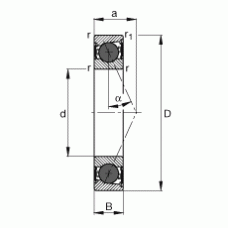 Подшипник HCB7002-E-2RSD-T-P4S