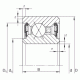 Подшипник CSXU045-2RS