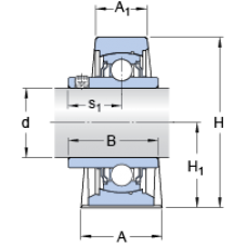 Подшипник SY 55 TF/VA228