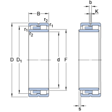 Подшипник NNU 4922 B/SPW33