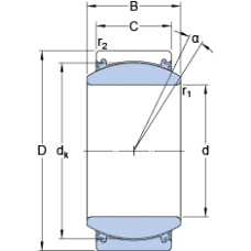 Подшипник GE 40 TXE-2LS