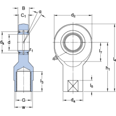 Подшипник SI 50 ES-2RS