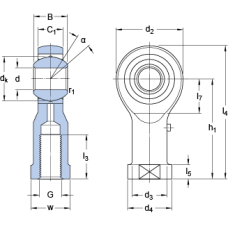 Подшипник SIKAC 8 M