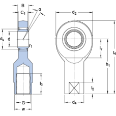 Подшипник SI 40 TXE-2LS