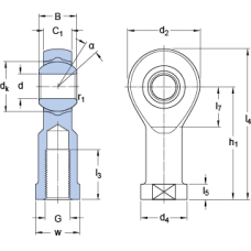 Подшипник SIKB 12 F