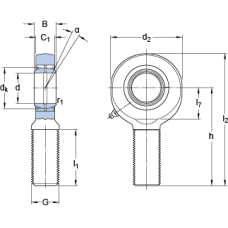 Подшипник SA 50 ES-2RS