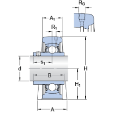 Подшипник SYF 45 TF