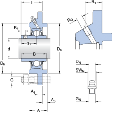 Подшипник FYC 50 TF