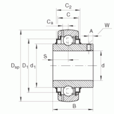 Подшипник GYE15-KRR-B