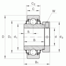 Подшипник E20-KRR