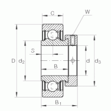 Подшипник RAE60-NPP