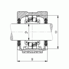 Подшипник SNV180-F-L + 222S.308-MA + DH520