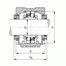 Подшипник SNV120-F-L + 222SM60-TVPA + TSV513