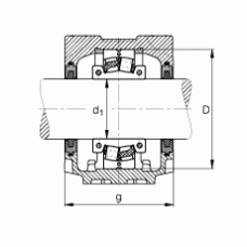 Подшипник SNV120-F-L + 222SM60-TVPA + FSV513