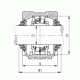 Подшипник SNV110-F-L + 222SM55-TVPA + TCV512