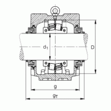 Подшипник SNV250-F-L + 222S.415 + TCV528