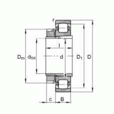 Подшипник 20218-K-MB-C3 + H218