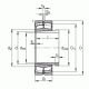 Подшипник 22311-E1-K-T41A + AHX2311